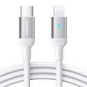 USB Lightning Type C cable 20W 1.2m Joyroom S-CL020A10 (white) USB Lightning Type C cable 20W 1.2m Joyroom S-CL020A10 (white)