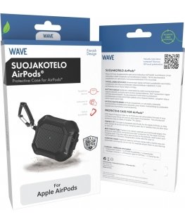 Wave Rugged protective case, Apple AirPods Pro 2022, black