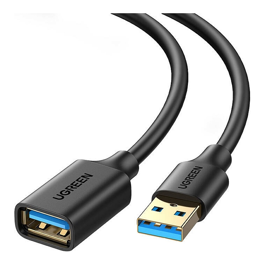 Extended cable Male USB-A to Female USB-A UGREEN USB 3.0 2m (black) – 2