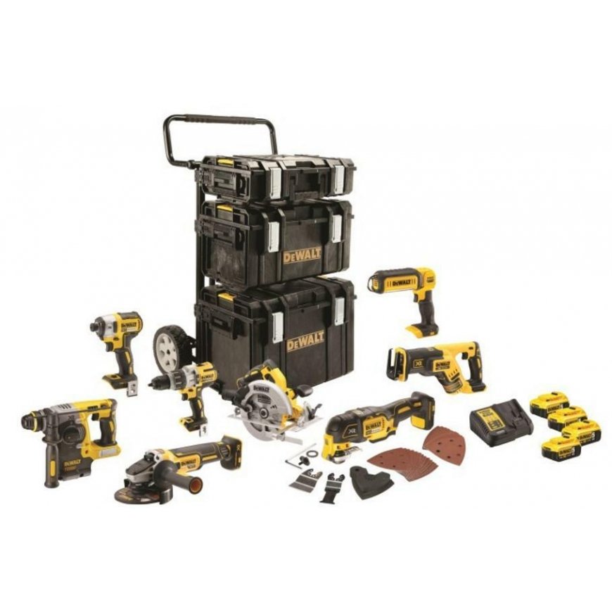 Akumuliatorinių įrankių rinkinys DeWALT DCK853P4
