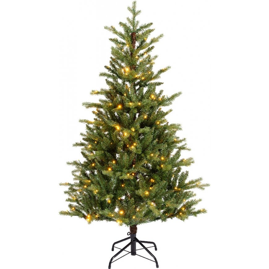 Enne North Pine real-looking Christmas tree with two-tone LED lights, 180 cm, green