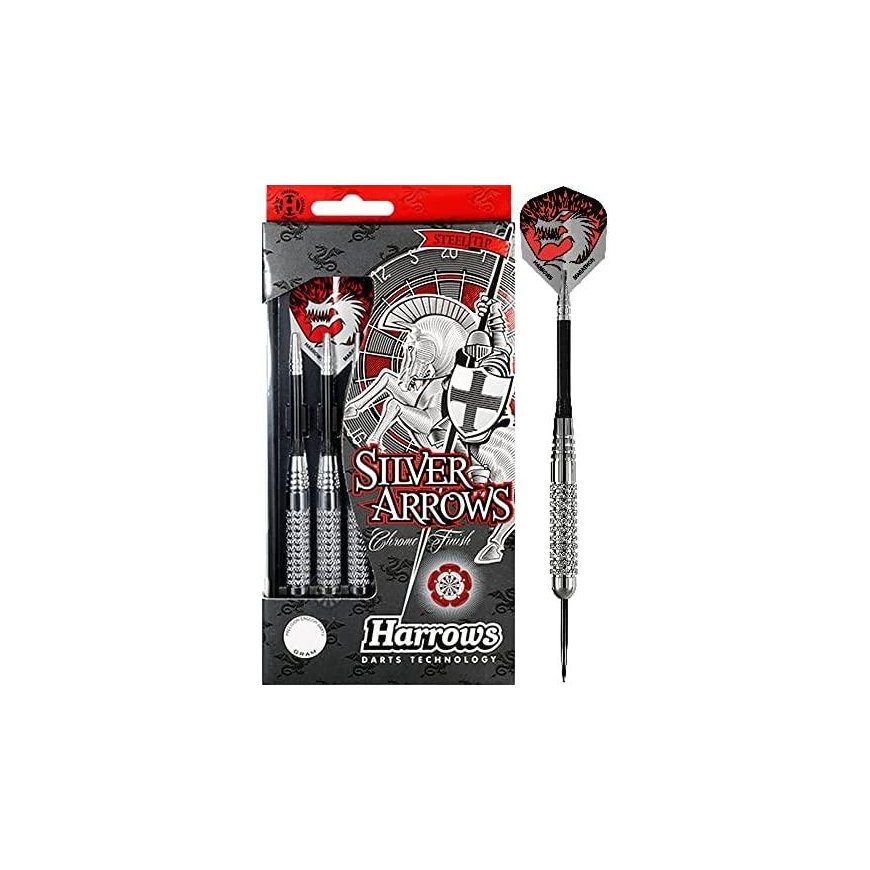 Harrows Darts Steeltip Sidabrinis ARROWS 3x22gR – 5