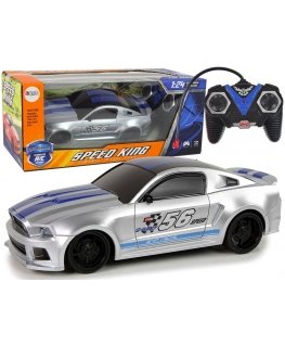 Lean Radio controlled car Ford Mustang gray