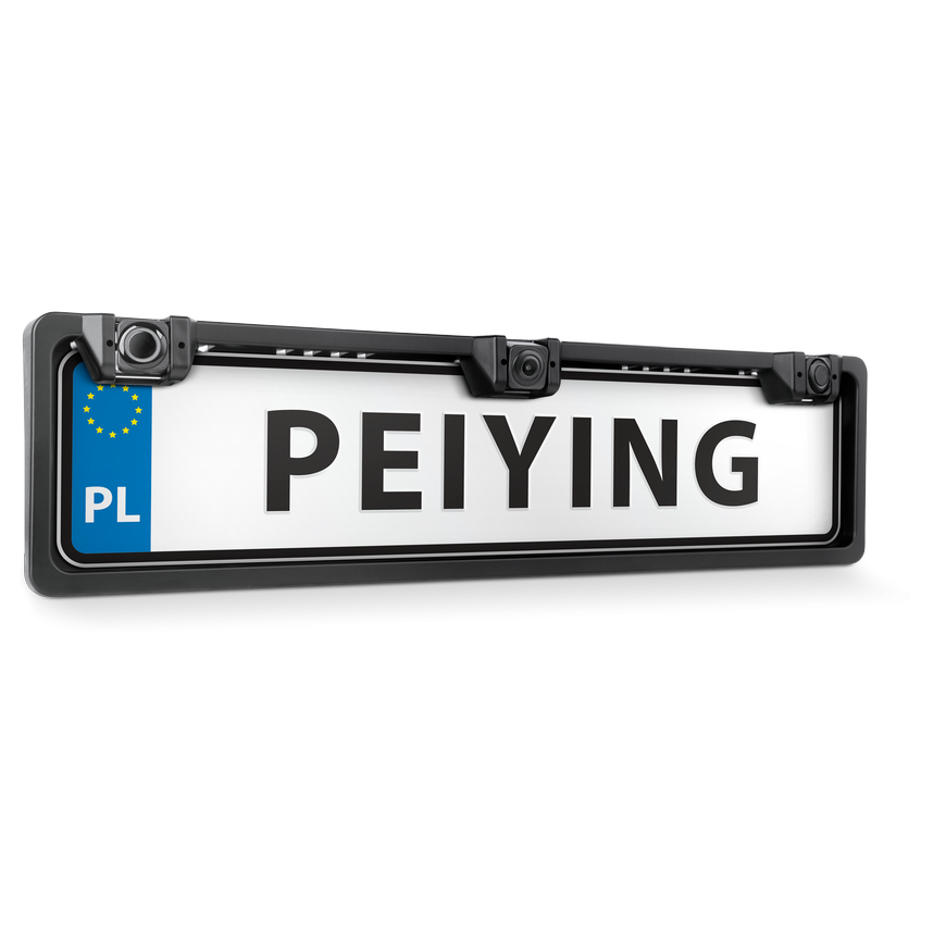 Peiying car reversing camera with gyroscope and parking sensor in license plate frame – 4