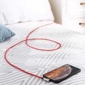 Aukey cb-al01 raudonas oem nailono usb - žaibo kabelis | 2m | 90 laipsnių kištukai | mfi sertifikatas Aukey cb-al01 raudonas oem nailono usb - žaibo kabelis | 2m | 90 laipsnių kištukai | mfi sertifikatas