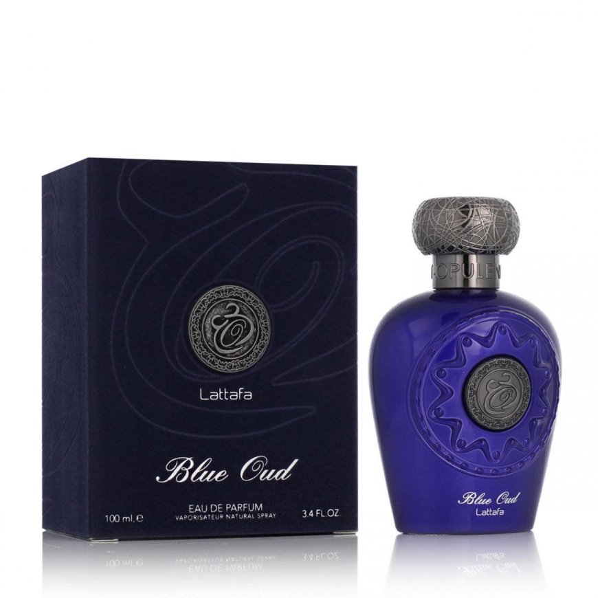 Unisex kvepalai Lattafa Mėlyna Oud EDP, 100 ml