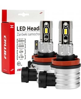 Automobilio lemputes led h-mini h8/h9/h11 amio-03333
