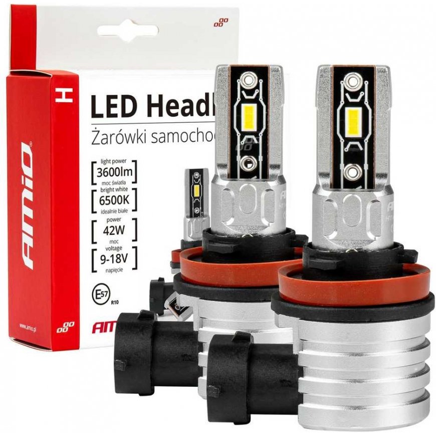 AMiO Car bulbs led h-mini h8/h9/h11