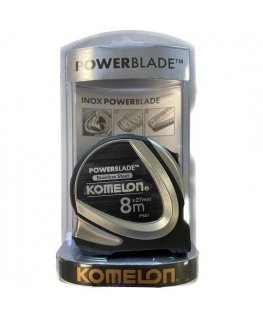 8 m stainless steel measuring tape, Komelon [IPB87], INOX POWERBLADE