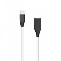 Extra Digital Silicone cable USB-Micro USB (white, 1m)