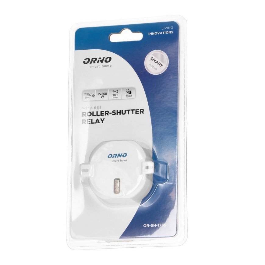 ORNO SMART HOME nuleidimo ritinėlio relė su radijo imtuvu 300 W – 3