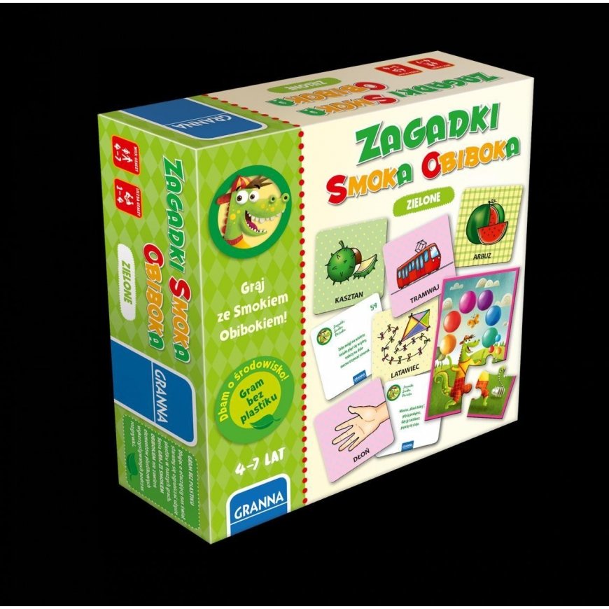Granna Gra Zagadki smoka Obiboka žalia