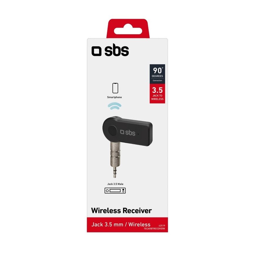 SBS TECARBTRECEIVERK „Bluetooth“ muzikos imtuvas 10 m Juoda – 2