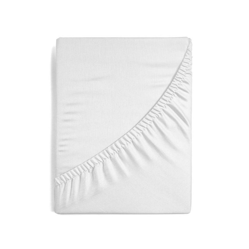 Eurofirany DESIGN 91 Cotton sheet with elastic JERSEY, 140X200+30CM, 125 g/m2, color: white – 4
