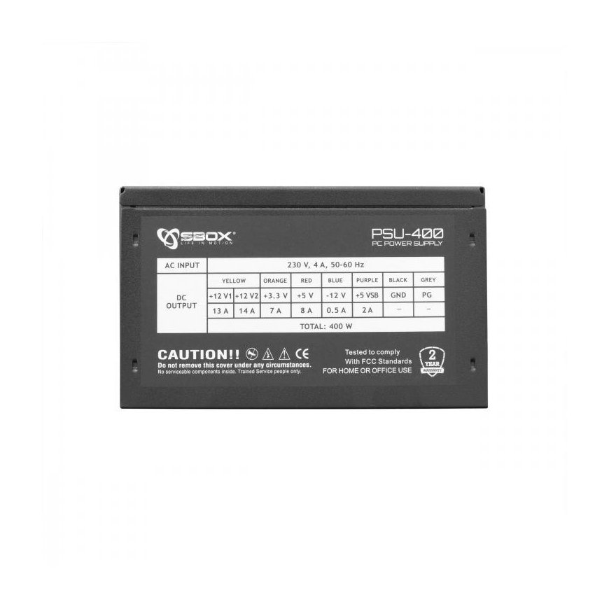 Sbox PSU-400/ATX-400W – 3