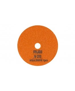 dry polishing pad, grit 200, Rubi [62972]