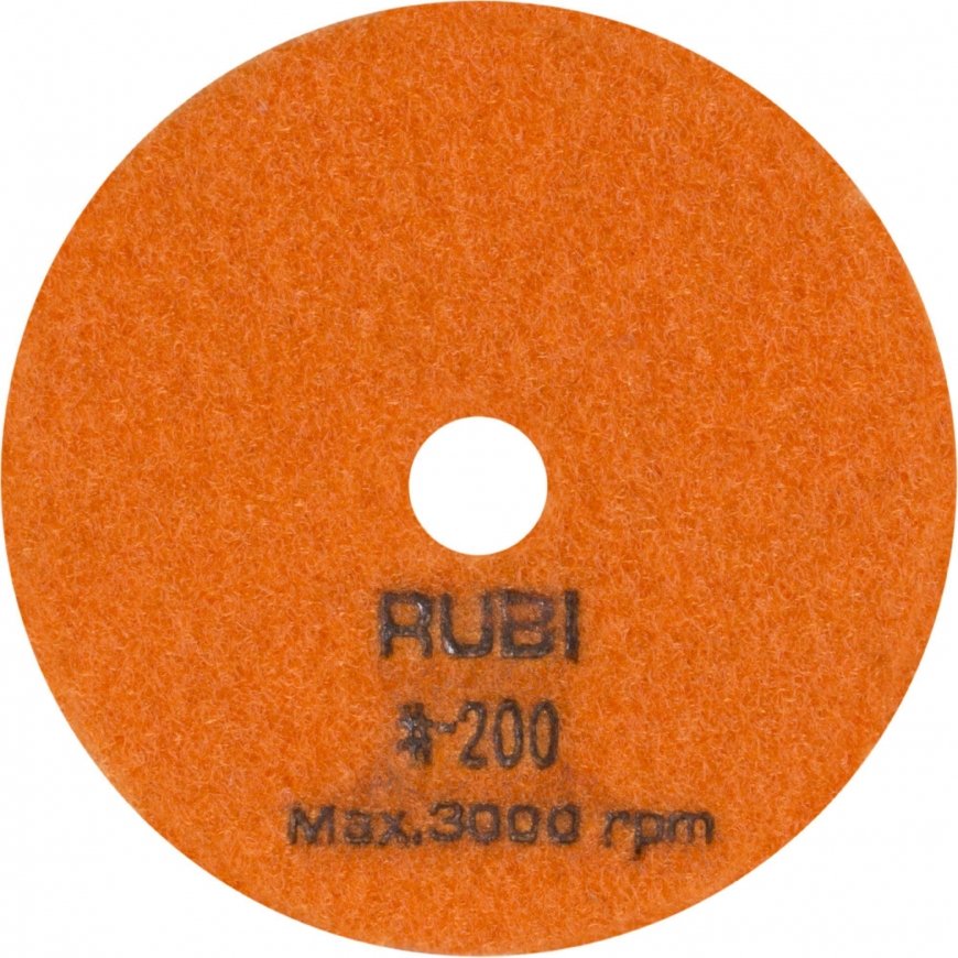 dry polishing pad, grit 200, Rubi [62972] – 4