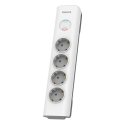 Philips Surge protector SPN7040WA/58, 4 Outlets, 2 m power Philips Surge protector SPN7040WA/58, 4 Outlets, 2 m power