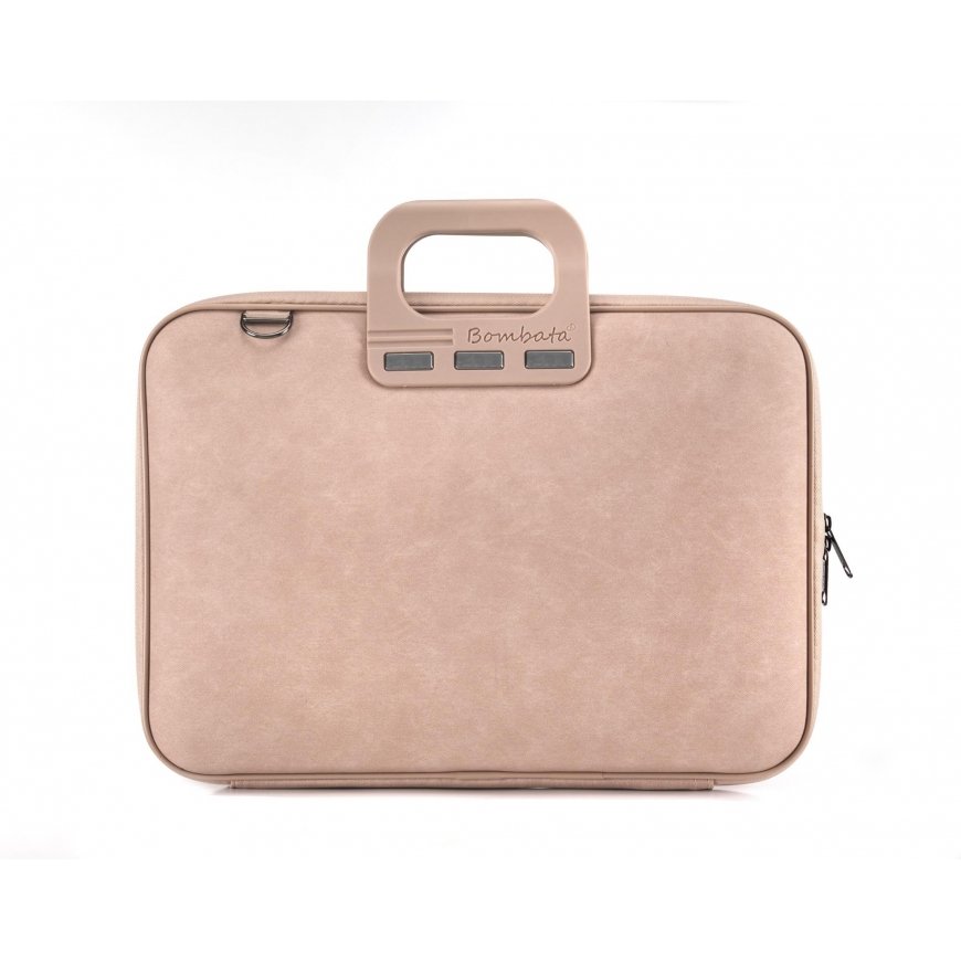 Computer bag BOMBATA Denim 15'6, pink color