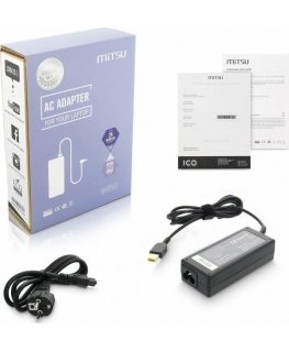 Mitsu charger / power adapter 20v 3.25a (rectangular 11.0x4.5 pins - yoga) - lenovo 65W