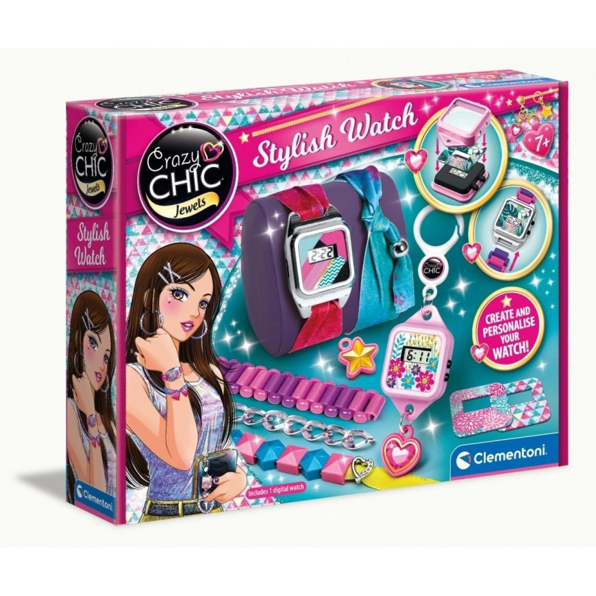 Clementoni Kūrybinis rinkinys Crazy Chic Crazy Watch – 3