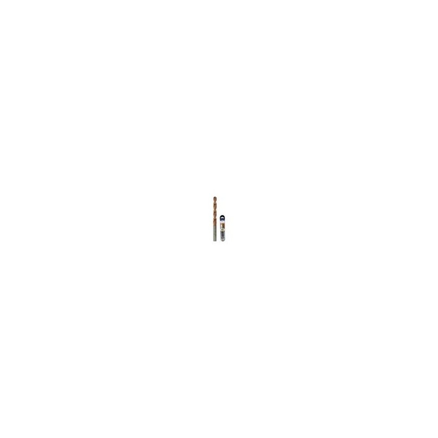 Tivoli Metal drill FURIUS 9.5mm, Ti2CN FUSIO, HSS angle "Split point" 135°, in blister.