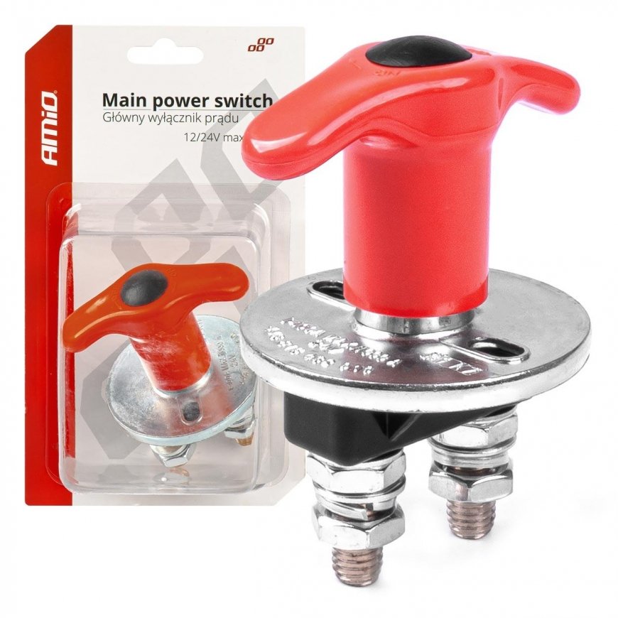 AMiO Hebel 12/24v battery disconnect switch