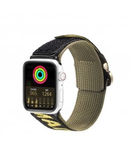 Case Dux Ducis Strap (Outdoor Version) Strap Apple Watch Ultra, SE, 8, 7, 6, 5, 4, 3, 2, 1 (49, 45, 44, 42mm) Nylon Band Yellow 