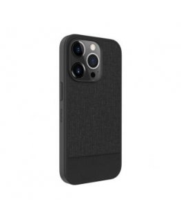 Evelatus Apple iPhone 15 Pro Max Plactic Leather Magsafe Back Cover Black