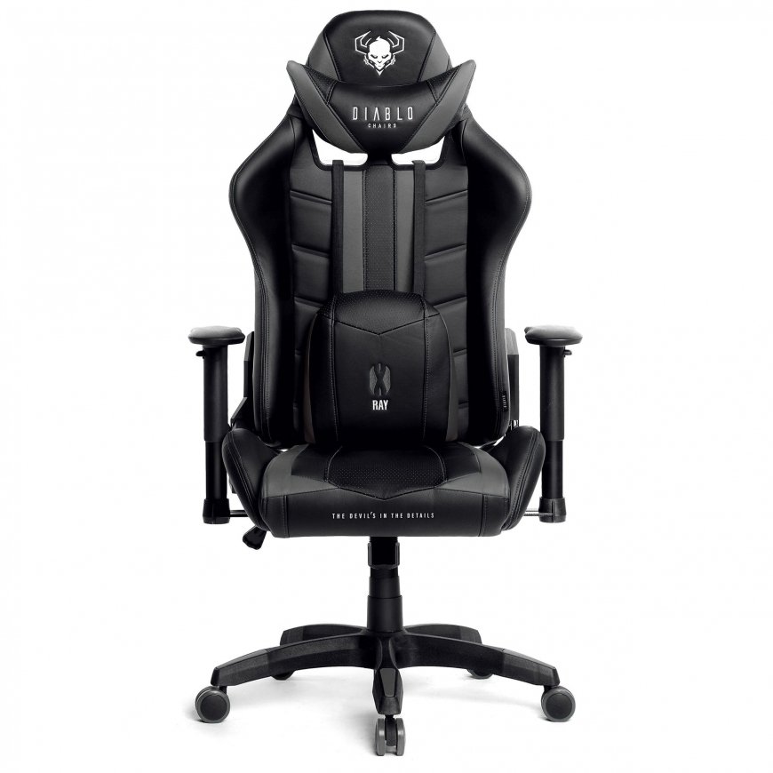 Diablo Chairs Diablo X-Ray 2.0 Normal Size black - gray ergonomic chair – 2