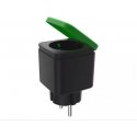 Tuya PE01E remote control socket with power consumption measurement, IP44