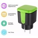 Tuya PE01E remote control socket with power consumption measurement, IP44