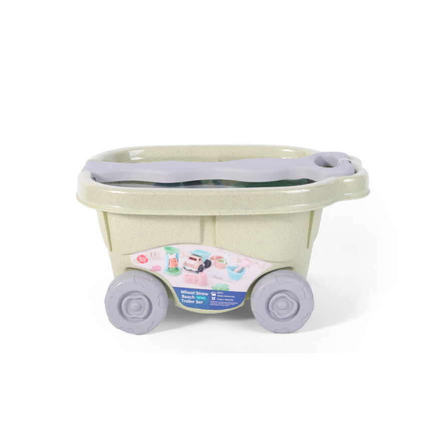 WOOPIE Green Set for sand with trolley 13 el. BIOLOGICAL MATERIALS – 3
