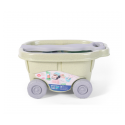 WOOPIE Green Set for sand with trolley 13 el. BIOLOGICAL MATERIALS WOOPIE Green Set for sand with trolley 13 el. BIOLOGICAL MATERIALS