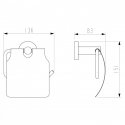 Toilet paper holder Sapho XB730 Toilet paper holder Sapho XB730