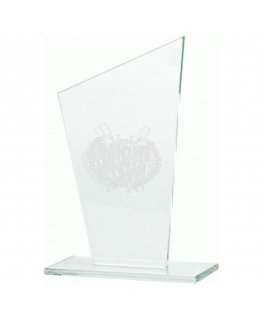 Tryumf Engraved glass trophy