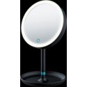 Beurer BS 45 makeup mirror, black 17.5 cm, with LED light and magnifying mirror, battery operated Beurer BS 45 makeup mirror, black 17.5 cm, with LED light and magnifying mirror, battery operated