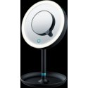 Beurer BS 45 makeup mirror, black 17.5 cm, with LED light and magnifying mirror, battery operated Beurer BS 45 makeup mirror, black 17.5 cm, with LED light and magnifying mirror, battery operated