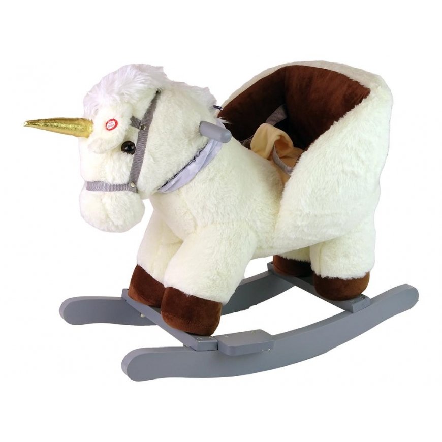 Lean Cars Little Unicorn Rocking Horse 48 cm