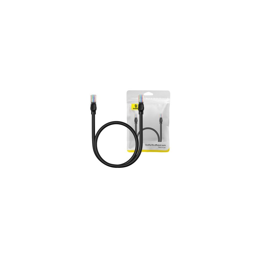 Baseus Ethernet CAT5, 0.5m network cable (black) – 2