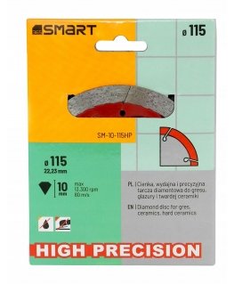 Smart Išmanusis deimantinis diskas, didelio tikslumo 115 mm išmanusis