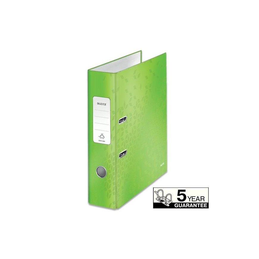 Binder LEITZ WOW 180°, A4, 80mm green sp. – 2