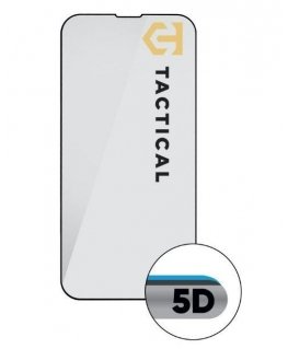 Tactical Apple iPhone 15 Glass Shield 5D Full Glue Black