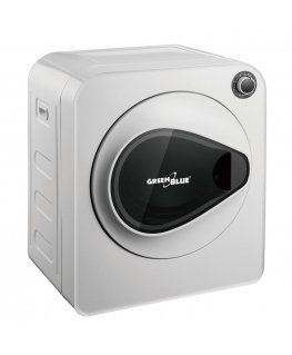 GreenBlue Green Mėlyna GB405 Būgninė džiovyklė Elektrinė rūbų 830W 3kg Laisvai pastatoma sieninė 5 džiovinimo programos