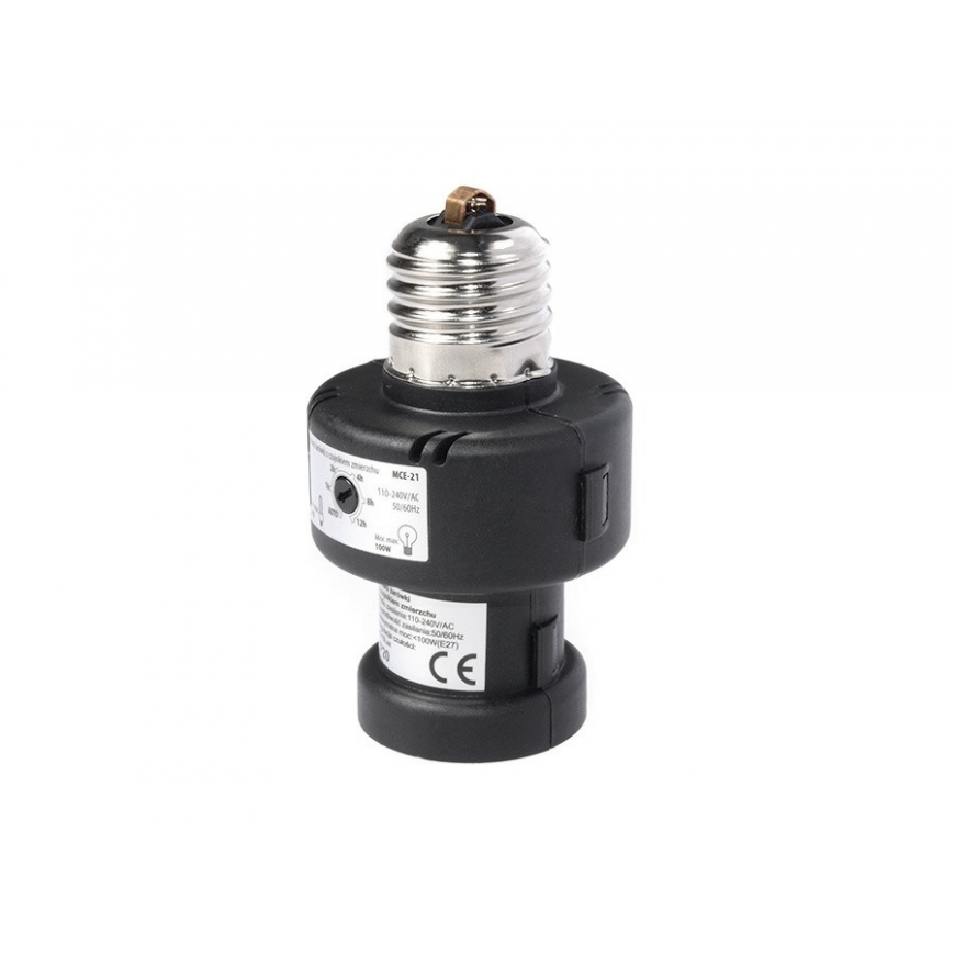 LP Light holder with twilight sensor timer MCE21 – 2