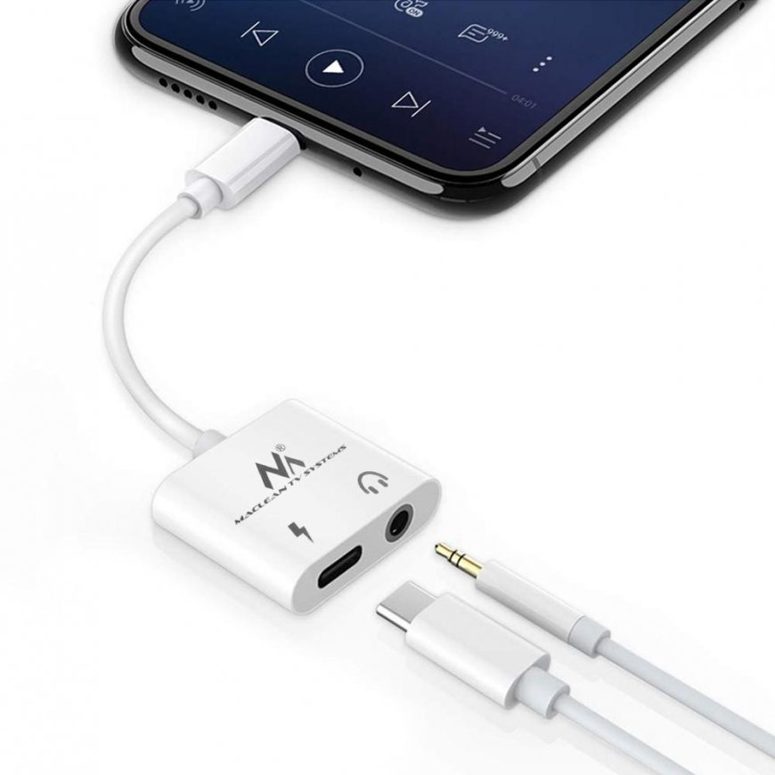 Maclean Cable Adapter USB Type-C 3.5mm Mini Jack Audio Power Delivery PD 30W – 2