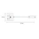 Maclean Cable Adapter USB Type-C 3.5mm Mini Jack Audio Power Delivery PD 30W