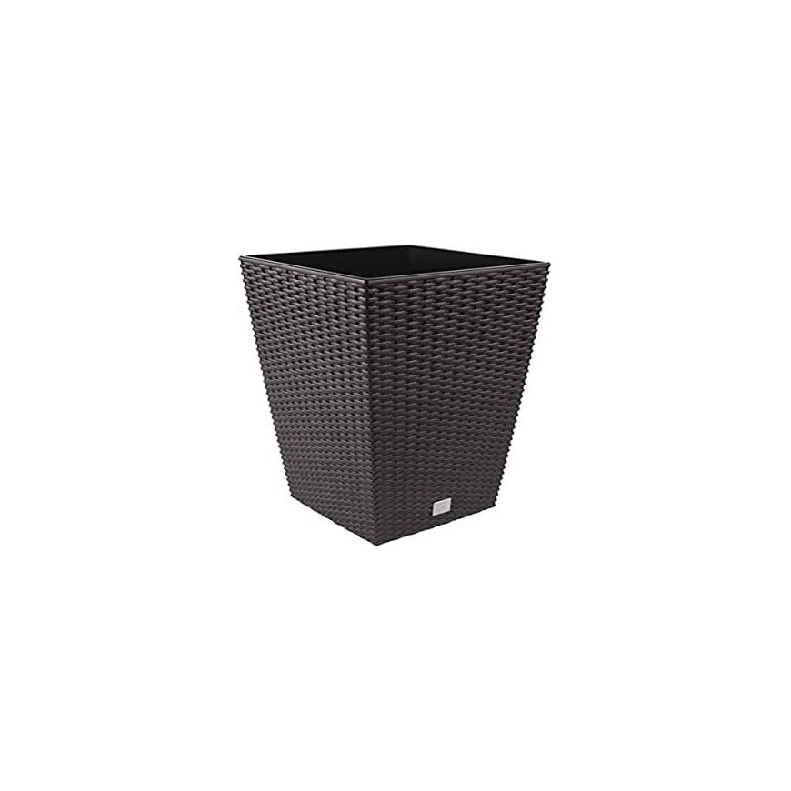 Prosperplast Puodas su įdėklu Rato Square DRTS325 umbra – 2