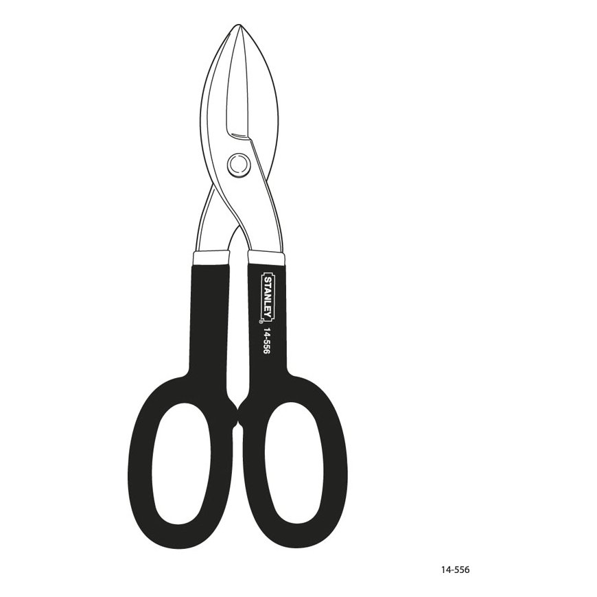 Stanley MaxSteel & Trade - Straight Pattern Tin Snips – 5