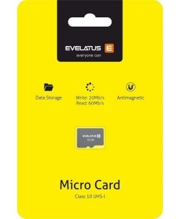 Evelatus Universal Micro Card SD 16GB 3.0 EMC01 W:20mb/s R:60mb/s